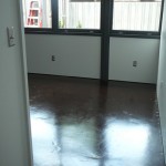 I finished out the sheetrock, fixed all the windows, re-stained the wood, painted the tongue and groove ceiling and the walls, and Richie rebuilt the closet.  The floors were patched and then sealed, then topped with 3 coats of polish wax.  They're really pretty and feel smooth under foot.