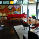 a nice "almost finished" view from galley kitchen into living area.