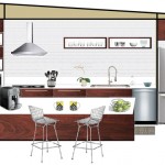 modern kitchen plan drawing